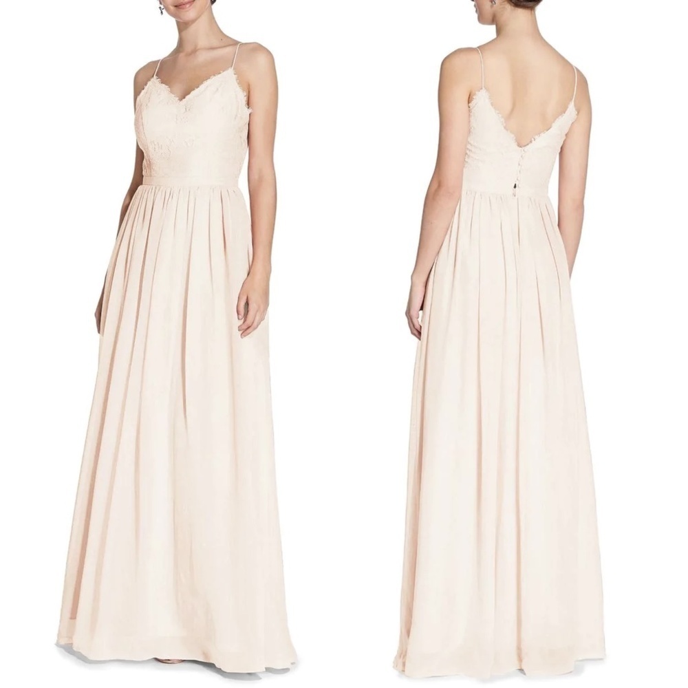 NWT Weddington Way by Banana Republic Jocelyn Dress in Champagne Sz. 2